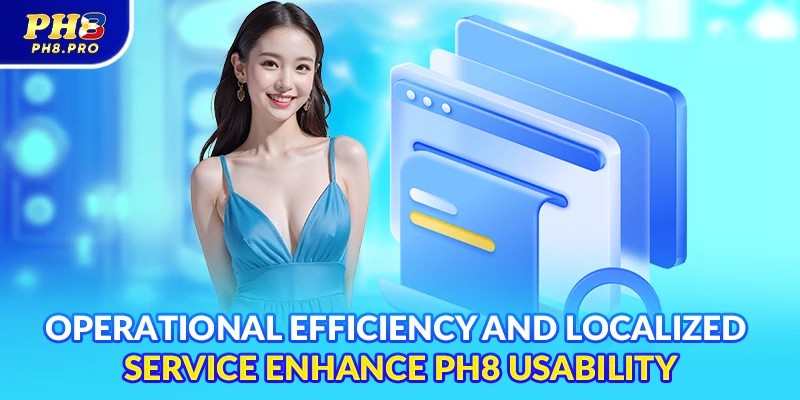 Operational efficiency and localized service enhance PH8 usability