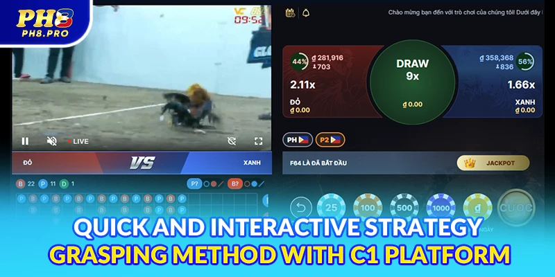 Quick and interactive strategy grasping method with C1 platform