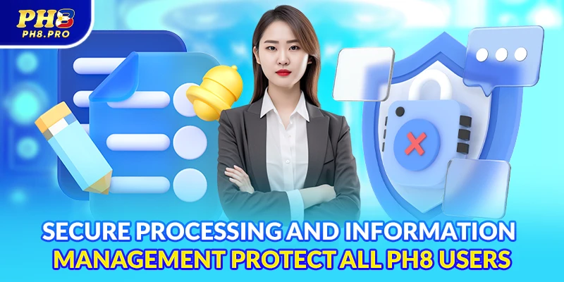 Secure processing and information management protect all PH8 users