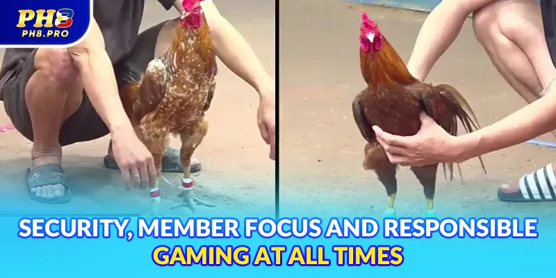 Security, member focus and responsible gaming at all times